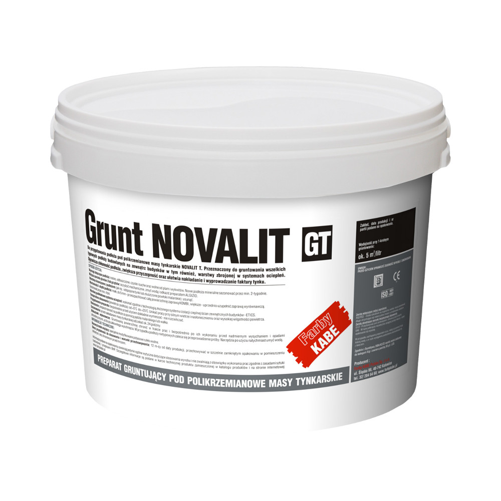 Kabe Novalit GT 5L Grunt pod tynki polikrzemianowe