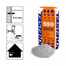 Tynk cementowy obrzutka do nakładania maszynowego i ręcznego Kreisel 550