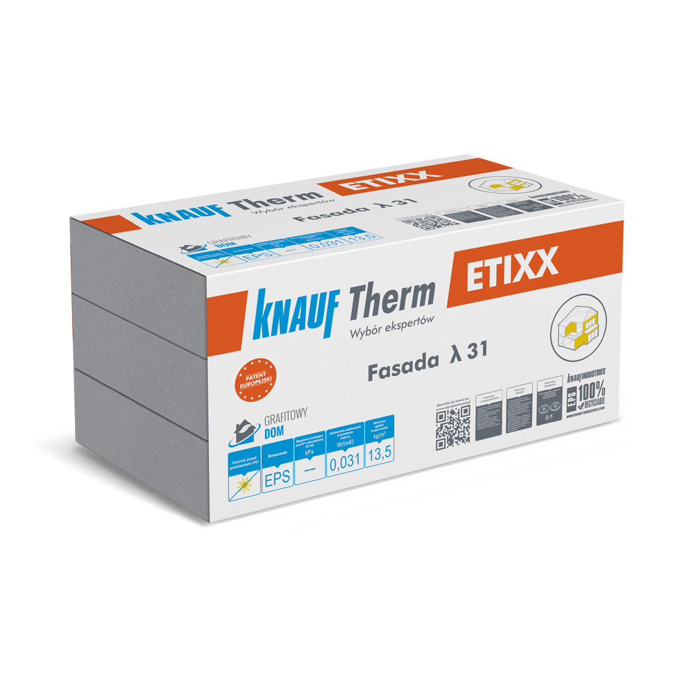 Styropian Knauf ETIXX Fasada EPS λ 31