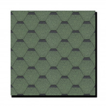 Gont bitumiczny hexagonalny plaster miodu Technonicol Hexagonal Rock Zielony