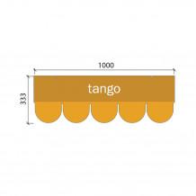 Schemat pokrycia dachowego Technonicol Tango Super Zielony