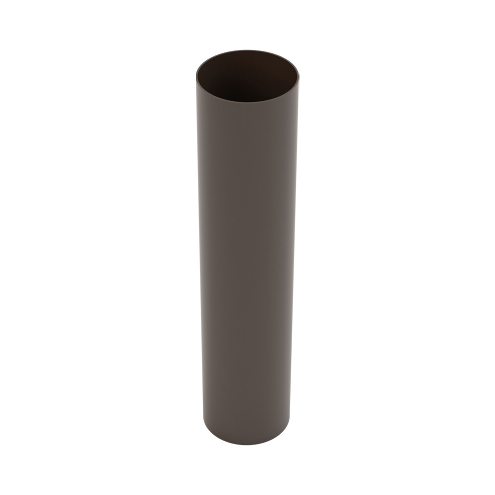Rura PVC 63mm 3mb Gamrat kolor ciemny brąz RAL 8019 Rynna 75