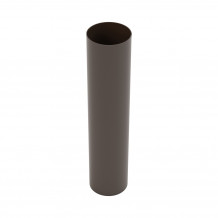 Rura PVC 90mm 3mb Gamrat kolor ciemny brąz RAL 8019 Rynna 100 125