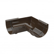 Narożnik wewnętrzny 150mm Rynna PVC Gamrat kolor ciemny brąz RAL 8019