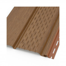 Panel wentylacyjny plastikowej podbitki imitującej drewno Gamrat w kolorze dąb winchester