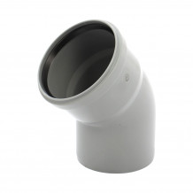 Kolano kanalizacyjne 110 45° wewnętrzne