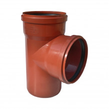 Trójnik kanalizacyjny 160/160 90° zewnętrzny